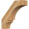 Ekena Millwork 4"W x 14"D x 14"H Balboa Rough Sawn Knee Brace, Western Red Cedar BRC04X14X14BOA00RWR - alternate 1